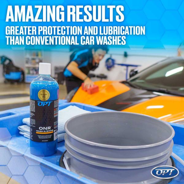 Optimum No Rinse Wash and Shine - ONR Car Wash, 1 Gallon, New Formula  Version 5, Safe on Paint, Coatings, Wraps, and Interior, Rinseless Wash  provides